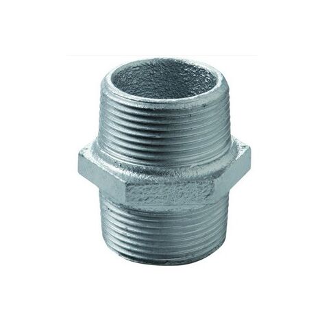 281 - Nipples - Nipplo DS 1/2" in ghisa zincata 28105003
