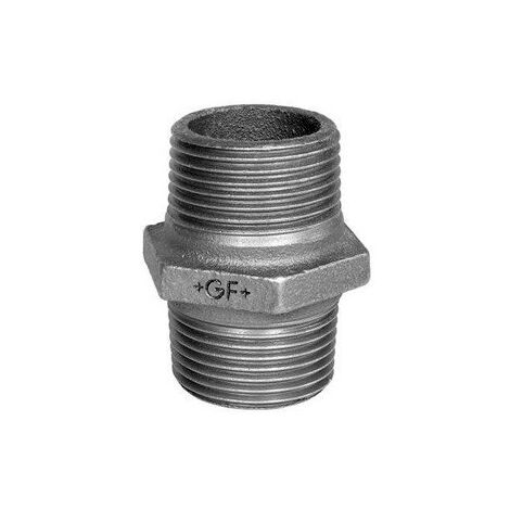 281 - Nipples - Nipplo DS 3/4" in ghisa zincata 28105004