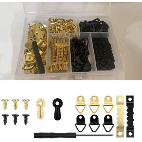 281 Pcs Wall Picture Hooks and Frame Hangers for Fixing Wall Decorations