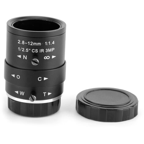 2,8–12 mm manuelles Zoomobjektiv für CCTV-Überwachungskameras, HD 1080P mit Blendeneinstellung