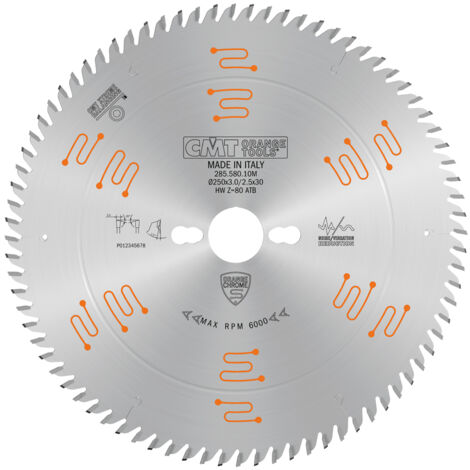 285.580.10M SIERRA CIRCULAR PARA MOLDURAS 250X3.0/2.5X30 Z=80 ATB