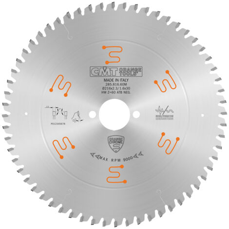 285.816.60M CHROM-KREISBLATT HW 216x2,3/1,6x30 Z60 ATB -5NEG