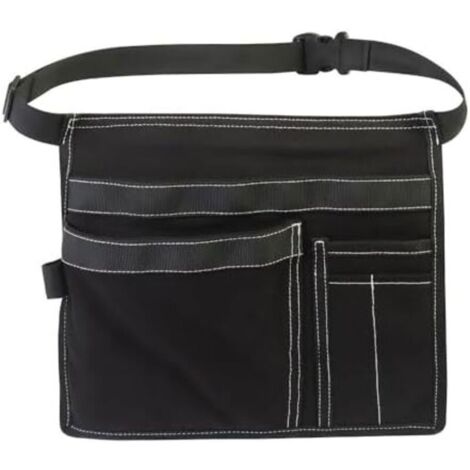 28.5x25 1 Article Sac de Ceinture en Tissu Oxford Pochette de Ceinture à Outils Réglable Pochette à Outils Utilitaire Réglable Pochette de Ceinture à Outils pour la Maison le Jardin le Campi