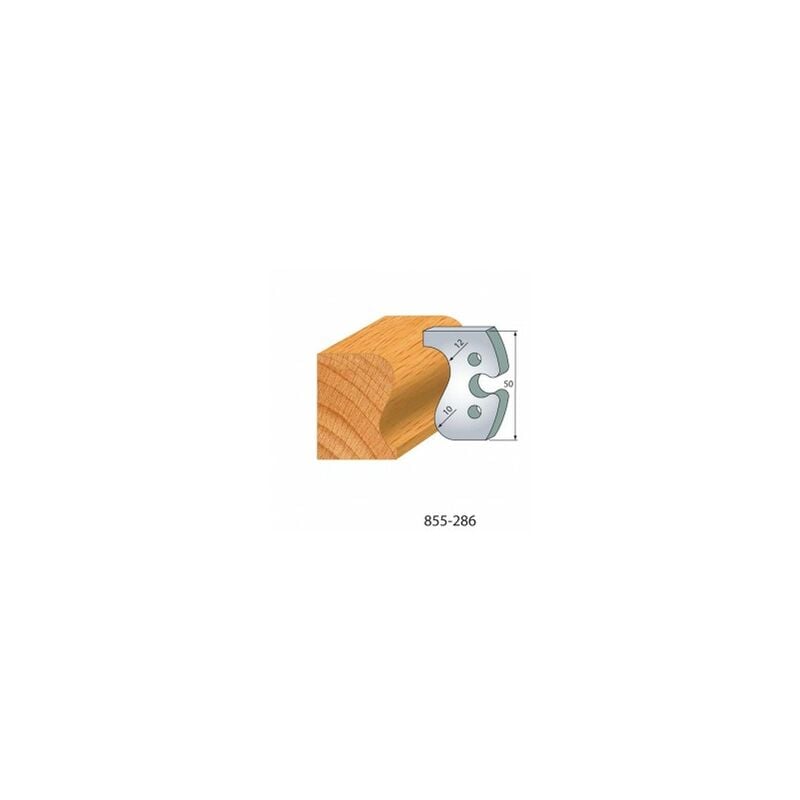 Luxoutils - 286: Jeu de 2 fers 50mm main courante pour porte outils 50mm