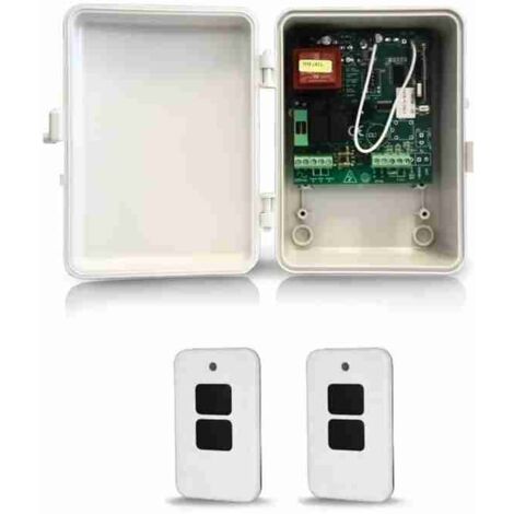 Centralina Con Telecomando Per Tapparelle E Serrande - Kit Universale RF Con Raggio 100m - Foto 5