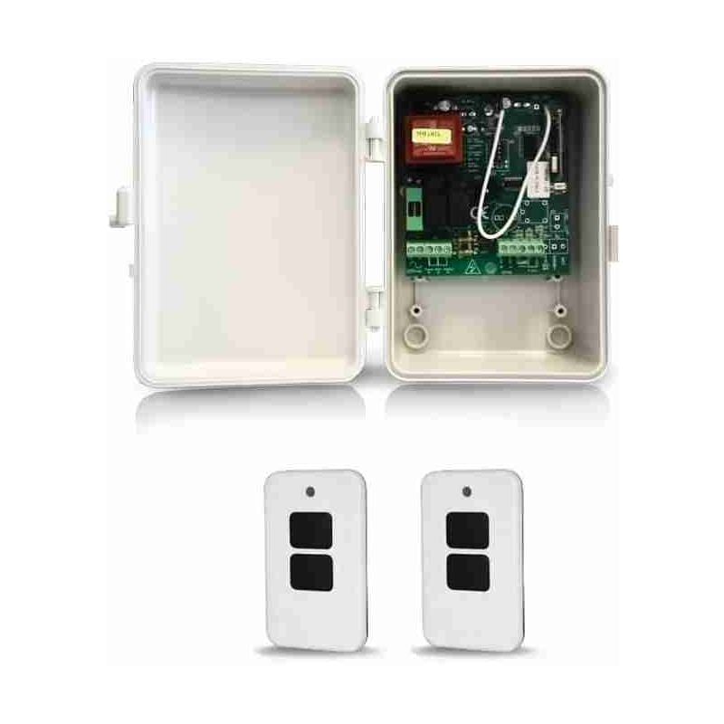 28A121 Unité de commande avec télécommandes ACM kit universel – 2 pièces TX2 28A121 pour volet de garage