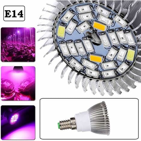 28LEDS LED-Pflanzenlicht Plein Spectre e14