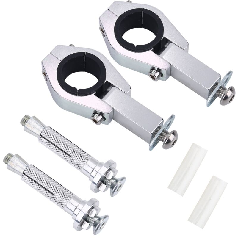 28mm 1-1/8 pouce Kit de montage de protège-mains pour motos Kit de montage de colliers de serrage pour motos Composants pour motos