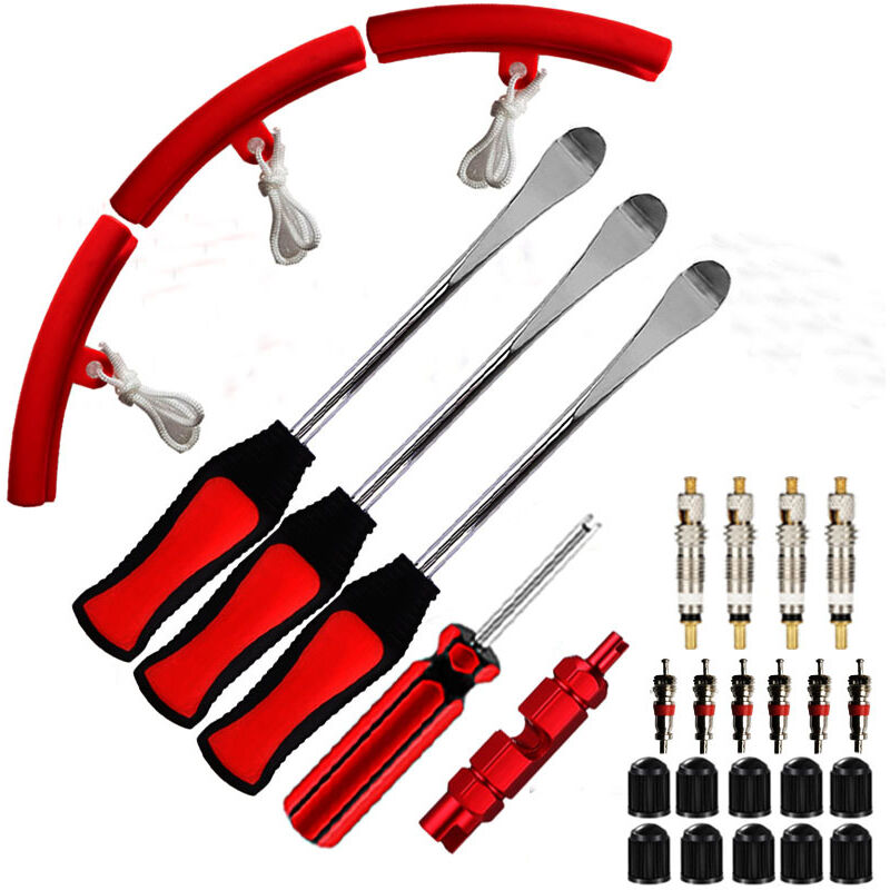 28PCS Demonte Pneu Outil Levier De Pneu Outils de Montage de Levier de Montage pour Levier de Pneu leviers de Changement de Pneu avec Protection de