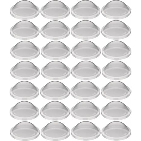 10x amortisseur de butée silicone transparent 6mm a enfoncer meuble placard  tiroir cuisine - Cdiscount Bricolage