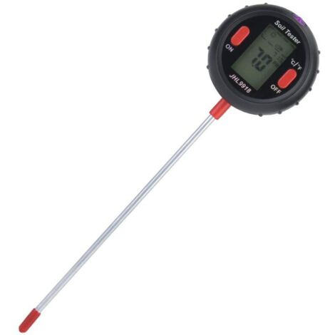 29 × 7,7 × 7,7 cm 5-in-1 Bodentester, digitales Feuchtigkeitsmessgerät, Luftfeuchtigkeitslampe, pH-Tester-Set, Pflanzenfeuchtigkeitsmesser, Thermometer
