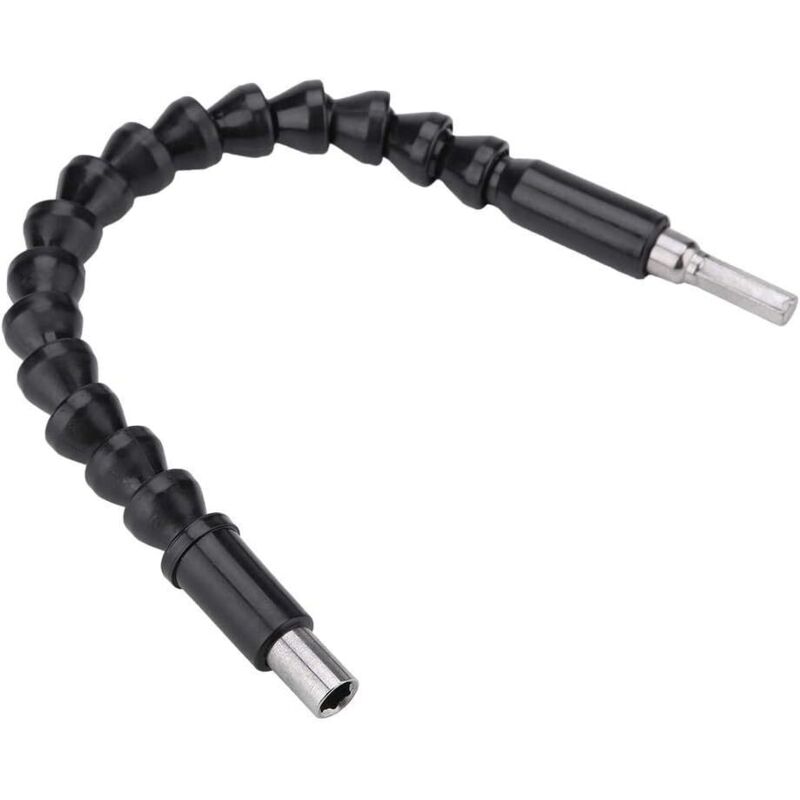 290mm Arbre Flexible Universel Support Foret Adaptateur à Perceuse Flexible Embout d'Arbre 1/4'' Adaptateur de Perceuse Electrique + 1/4'' Foret à