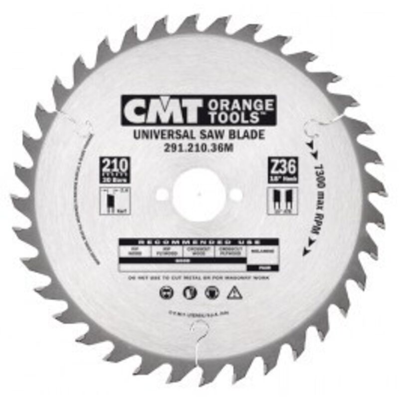 Cmt 291.160.24m Sägeblatt Für Längs-/querschnitt Hw 160x2, 2/1, 6x30 Z24 15atb