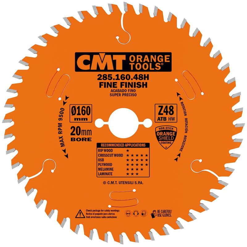Image of CMT - 285.160.48H Lama Circolare per Taglio di Precisione (Serie Industriale), Metallo/Grigio