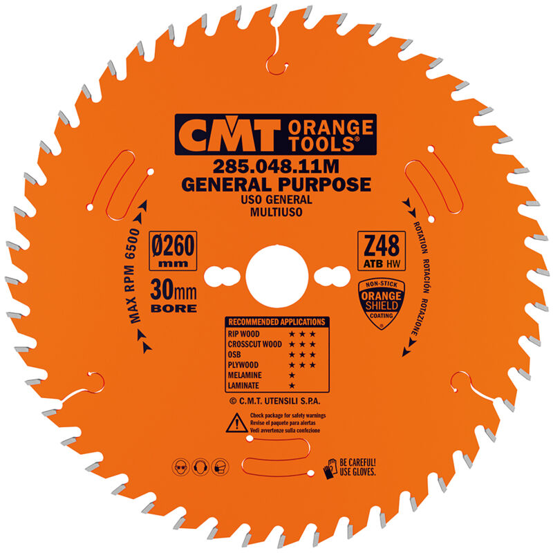 285.048.11M LAME CIRCULAIRE (UNIVERSELLE) HW 260x2,8/1,8x30 Z48 10ATB