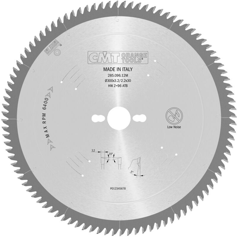 285.080.10M HW 250x3.2/2.2x30 Z80 15ATB LAME DE COUPE DE PRÉCISION
