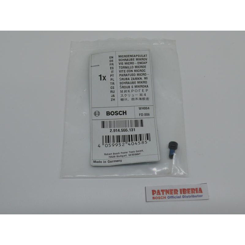 

2914555131 Microencapsulated Sc: Genuine BOSCH spare-part