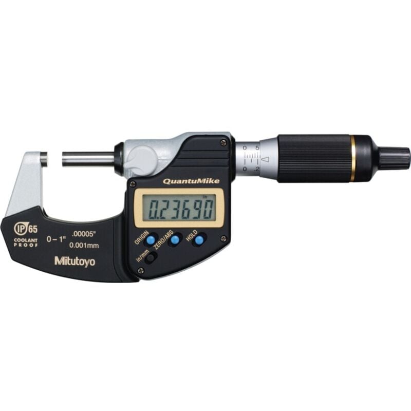 Micrometer, Digimatic Quantum IP65 293-185-30 0-25mm/0-1 - Mitutoyo