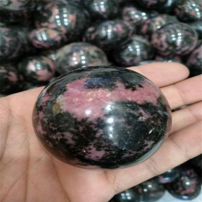 295g Naturale Lucido Rosa Fiore Tormalina Sfera di...