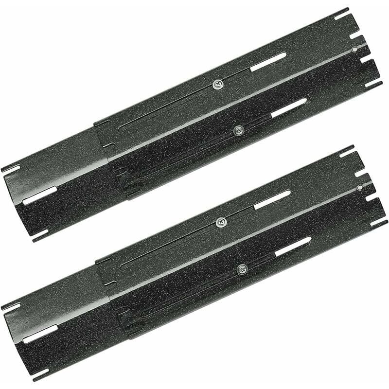 SNQ - 29.9 à 53,9cm Plaques Tentes Chauffantes de Barbecue Réglable en Porcelaine Emaillée pour Barbecue Grill à Gaz Charbroil, Nexgrill, Landmann,