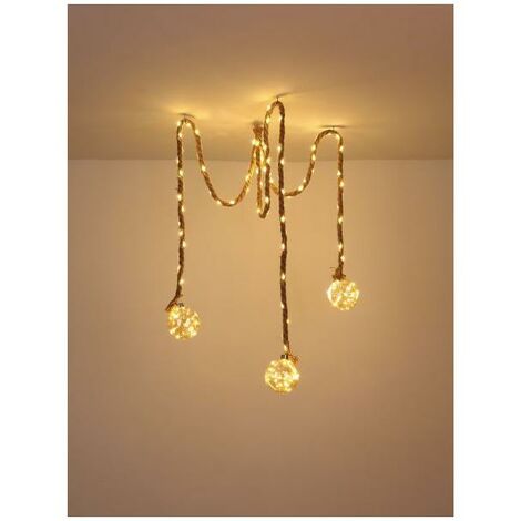 29933-3 SOSPENSIONE 3XLED GLOBO