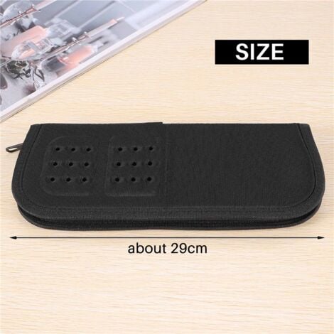 29Cm Artist Paint Brush Holder Zippered Case for Oil Acrylic Watercolor Breathable Painting Kit