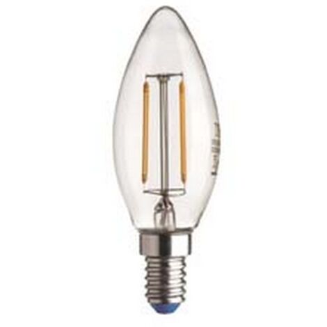 2BLISTER LAMPADA FILO LED OLIVA STICK E14 - 2.5w - 4000°K naturale - 250 lm - 35x97h