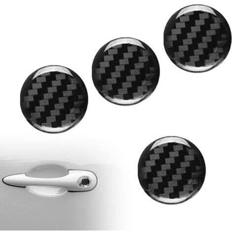 2cm 4pcs Cache Trou Clé Voiture - Couvercle Serrure Portière & Protection Anti-Blocage Antirouille  Adhésif Entrée Bouclier & Décoratif Autocollant pour Universelle Auto Modification