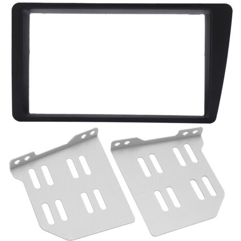 2Din Stereo Radio Fascia Dashboard Frame Trim Replacement for Honda Civic LHD 2001-2005