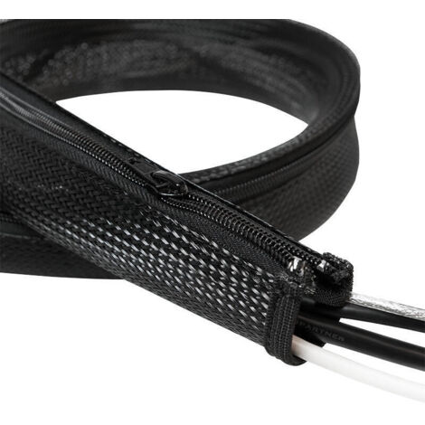2DIRECT GMBH LOGILINK CABLE FLEXWRAP CON CREMALLERA, 2,0M, 30MM, NEGRO