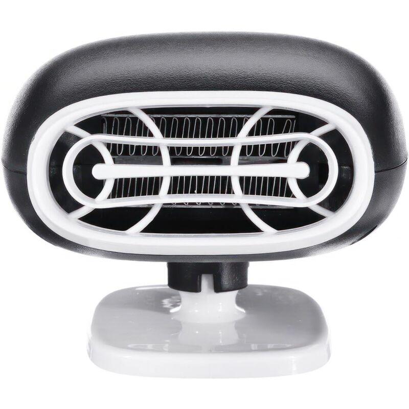 2en1 Voiture Auto Allume-cigare Chauffage Ventilateur De Refroidissement Dégivreur - Noir
