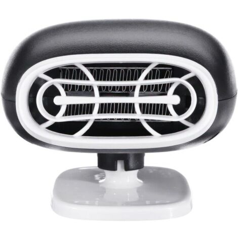 2en1 Voiture Auto Allume-cigare Chauffage Ventilateur De Refroidissement Dégivreur - Noir