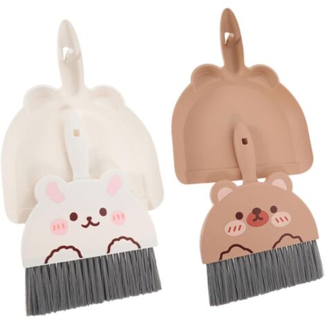 2ensemble Balai Et Pelle à Poussière Petite Ensemble De Nettoyage Mini