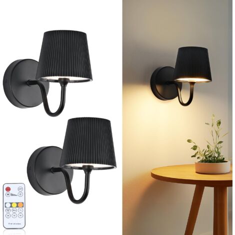 2er LED Wandleuchte Innen kabellos mit 5200mAh Akku