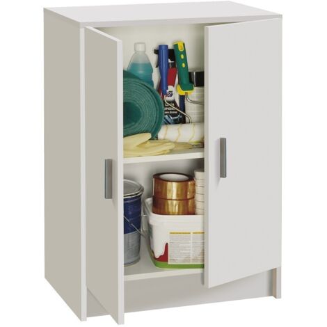 2ER MOBILER MULTIFUNKTIONS-GRUNDBAUSATZ CM.59X37X80H WEISS