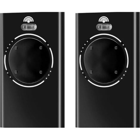 AIPERQ 2er-Pack 868 MHz Garagentor-Fernbedienung, Handsender, 4 Kanäle, kompatibel mit FAAC