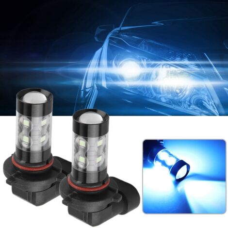 2er-Pack 9005 HB4 8000K Eisblau 50W LED-Lampen für Scheinwerfer und Nebelscheinwerfer
