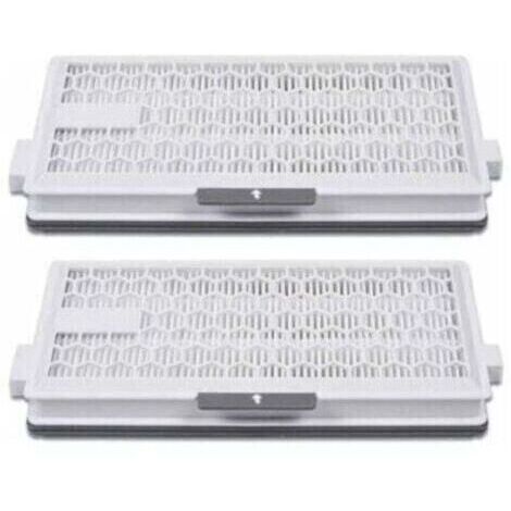 2er-Pack Airclean Plus 50 HEPA-Filter für Miele Complete C3 Powerline Staubsauger, S8340, Air Clean SF-HA 50 für Complete C2 C3 Compact C1 C2-2, 2er-Pack Ersatz-Staubsaugerfilter