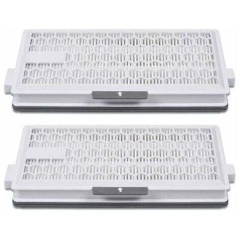 2er-Pack Airclean Plus 50 HEPA-Filter für Miele Complete C3 Powerline Staubsauger, S8340, Air Clean SF-HA 50 für Complete C2 C3 Compact C1 C2-2, 2er-Pack Ersatzteile