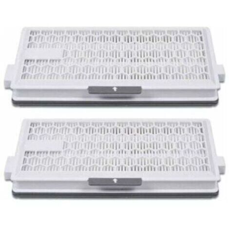 2er-Pack Airclean Plus 50 HEPA-Filter für Miele Complete C3 Powerline Staubsauger, S8340, Air Clean SF-HA 50 für Complete C2 C3 Compact C1 C2-2, 2er-Pack Ersatzteile