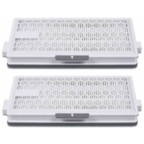 2er-Pack Airclean Plus 50 HEPA-Filter für Miele Complete C3 Powerline Staubsauger, S8340, Air Clean SF-HA 50 für Complete C2 C3 Compact C1 C2-2, 2er-Pack Ersatzteile