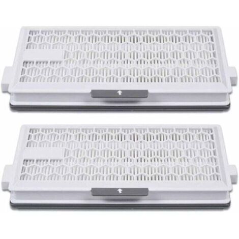 2er-Pack Airclean Plus Filter für Miele Air Clean SF-HA 50, Complete C2 C3, Compact C1 C2, 10107860