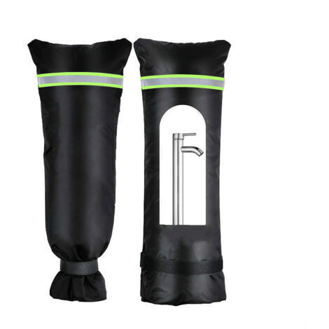 2er-Pack Außenhahn-Abdeckungen zum Schutz vor Frost im Winter, große Hahn-Abdeckungen 71,1 x 38,1 cm für den Außenbereich, wiederverwendbare Hahn-Abdeckung für den Außenhof, Socke
