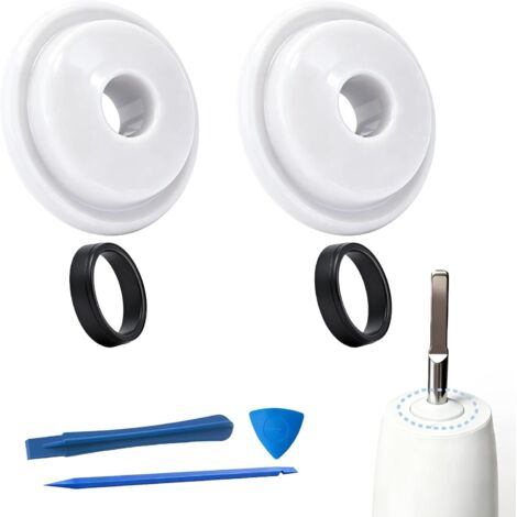 2er-Pack Dichtungen für elektrische Zahnbürsten von Philips Sonicare – Ersatzteile für die Handstücke Philips Sonicare HX93XX, HX67XX und HX99XX – inklusive Werkzeug