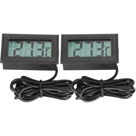 2er-Pack digitale Aquarium-Thermometer mit Sonde