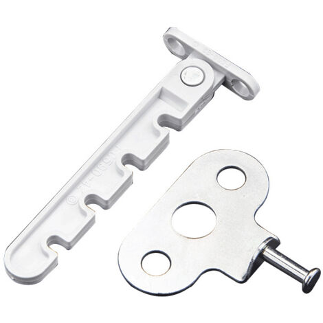 2er-Pack Fensteröffner für Drehkippfenster, Fensterstopper, Weiß