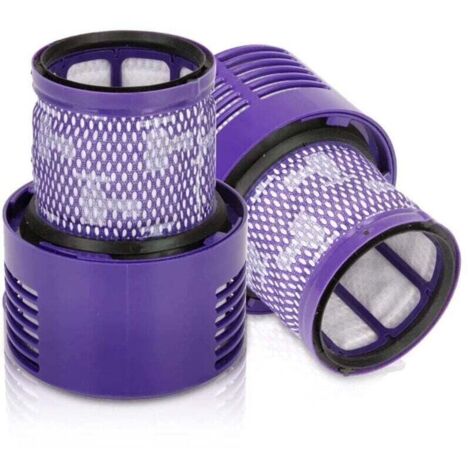 2er-Pack Filter für Dyson V10 und SV12 Staubsauger, Cyclone Series Absolute Animal Motorhead Total Clean, waschbar und wiederverwendbar, ersetzt V10-Teilenummer 969082-01