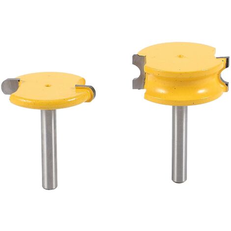 2er-Pack Fräser-Bit-Set mit 8 mm Schaft, Hartmetall-Schaftfräser