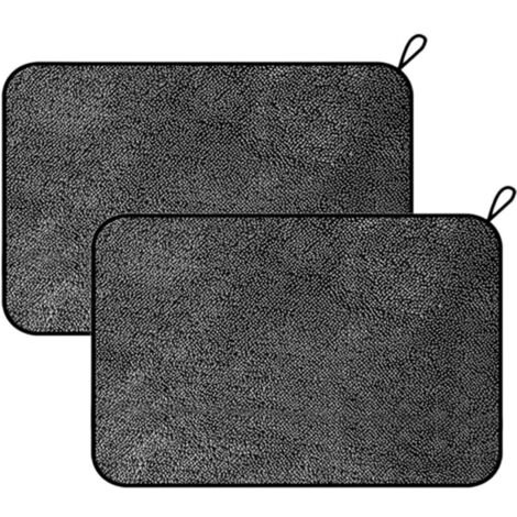 2er-Pack große Mikrofaser-Reinigungstücher fürs Badezimmer (60 x 40 cm), dickes Reinigungstuch für Autofenster, Detailreinigung, Waschen, Polieren