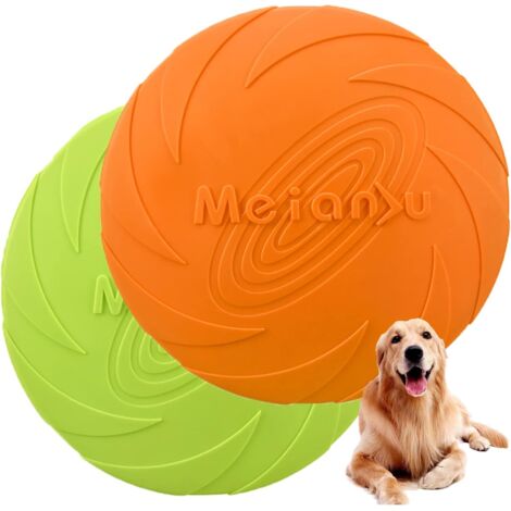 2er-Pack Hundefrisbees, Spielzeugfrisbees für Hunde, Frisbee